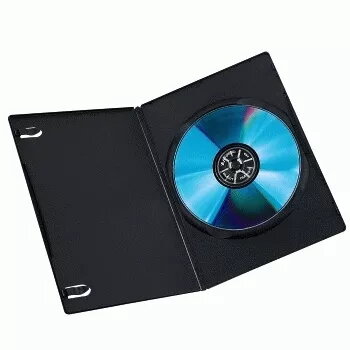 Custodia sottile per DVD Hama 51181 nero 1 disco