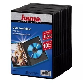 Custodia ottica per CD Hama 00051276 jewel case 1 CD nero