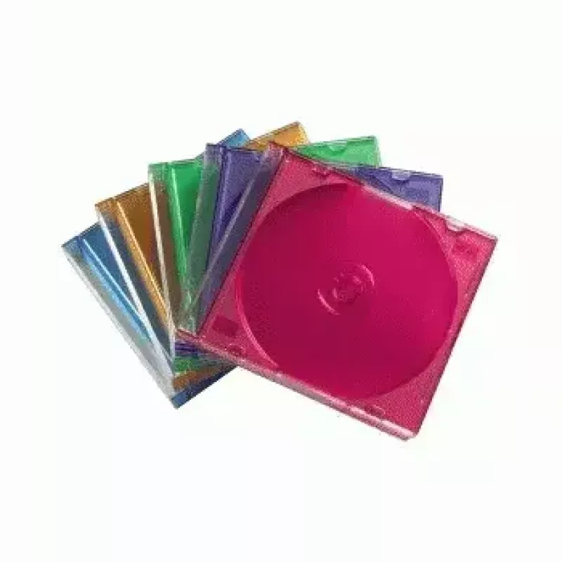 Custodia sottile per CD Hama confezione da 25, colorata 1 disco multicolore