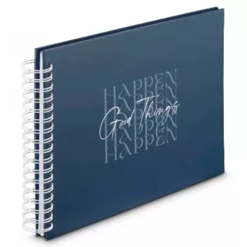 Album foto Hama Good Things blu 100 fogli 10 x 15 rilegatura a spirale