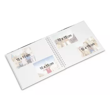 Album foto Hama Lovely blu 100 fogli 10 x 15 cm rilegatura a spirale