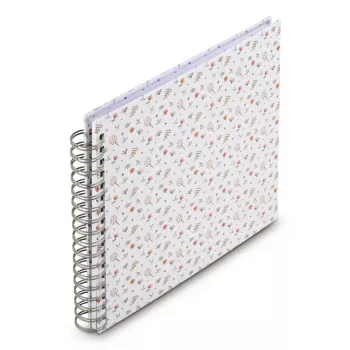 Hama Floral album fotografico multicolore 100 fogli 10 x 15 cm rilegatura a spirale
