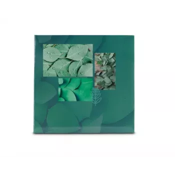 Hama Singo II album fotografico verde 100 fogli rilegatura a libro