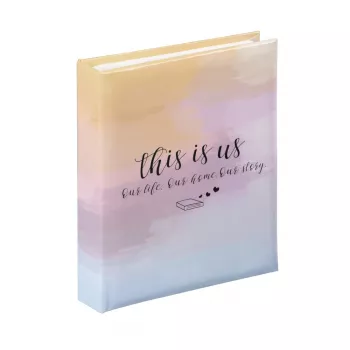Hama Letterings Fotoalbum blu, arancione, lilla 40 fogli 10 x 15 cm
