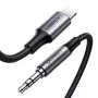 Ugreen 70509 cavo per cellulare argento 1 m 3,5 mm Lightning