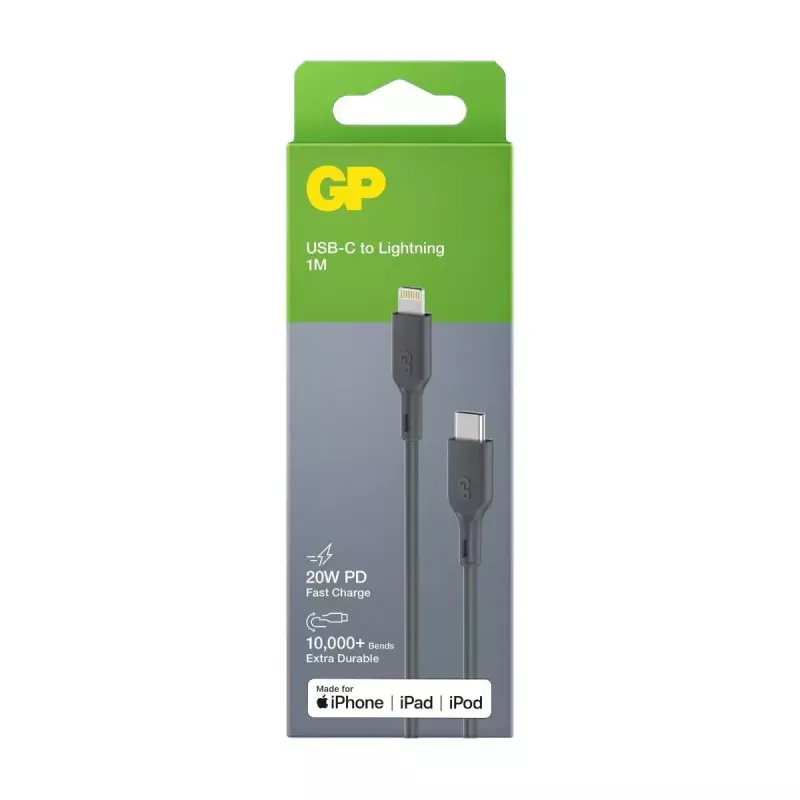 Cavo GP Batterie CL1P 1m grigio Lightning USB C