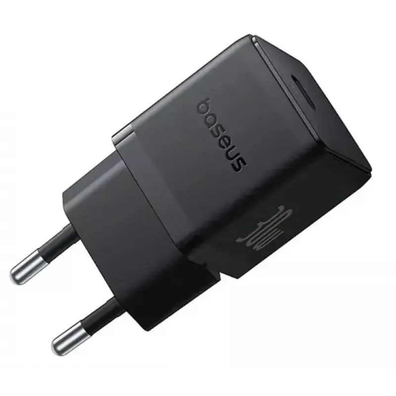 Caricabatterie Baseus Palm Universal nero AC, 30 W, USB-C PD, interno, compatibilità universale