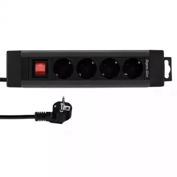 Prolunga elettrica REV 14412513 1,9 m 4 uscite AC per interni antracite