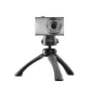 Treppiede Mantona 21406 smartphone fotocamera digitale 3 gambe nero grigio