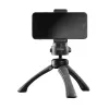 Treppiede Mantona 21406 smartphone fotocamera digitale 3 gambe nero grigio