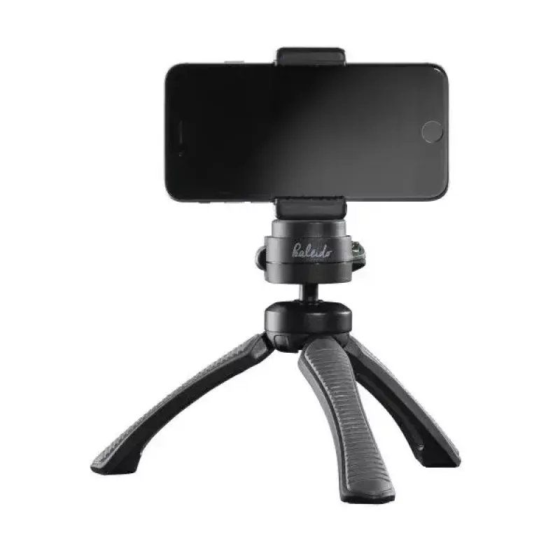 Treppiede Mantona 21406 smartphone fotocamera digitale 3 gambe nero grigio