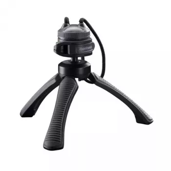 Treppiede Mantona 21406 smartphone fotocamera digitale 3 gambe nero grigio
