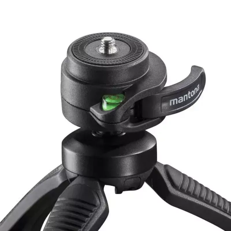 Treppiede Mantona 21404 smartphone/fotocamera digitale 3 gambe nero