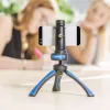 Treppiede Mantona 21405 smartphone fotocamera digitale 3 gambe nero blu