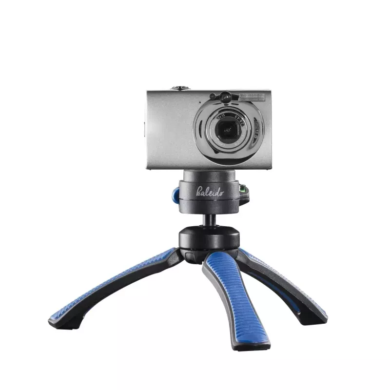 Treppiede Mantona 21405 smartphone fotocamera digitale 3 gambe nero blu