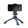 Treppiede Mantona 21405 smartphone fotocamera digitale 3 gambe nero blu