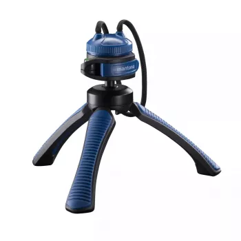 Treppiede Mantona 21405 smartphone fotocamera digitale 3 gambe nero blu