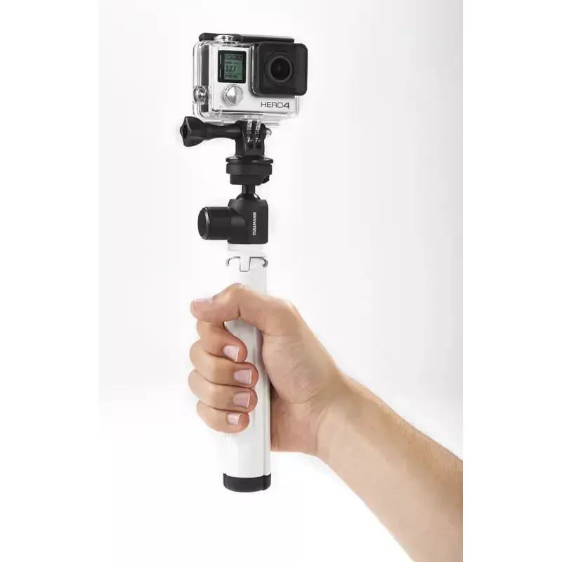 Supporto adattatore per treppiede Cullman Cross CX125, filettatura 1/4 di pollice, per GoPro, nero, 20 g
