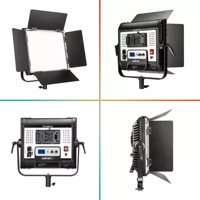 Walimex Rainbow luce LED 50 W nero alluminio plastica 50000 h