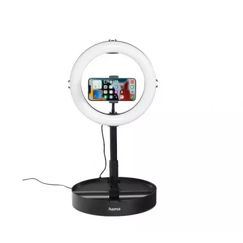 Hama SpotLight FoldUp 102 II set luce ad anello LED per smartphone, pieghevole (00004658)