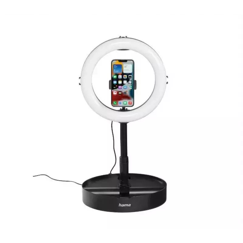 Hama SpotLight FoldUp 102 II set luce ad anello LED per smartphone, pieghevole (00004658)