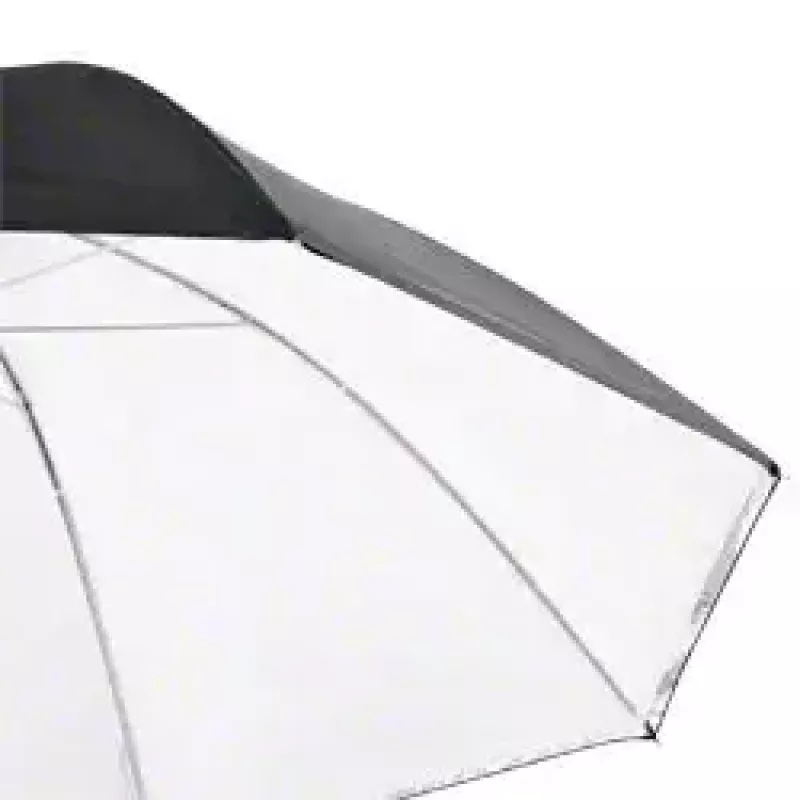Walimex 1017655 ombrello 2in1 riflettente e traslucido, bianco, 109 cm