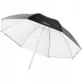 Walimex ombrello 17655 nero bianco diametro 109 cm peso 395 g