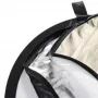 Riflettore per studio fotografico Walimex 17681 rotondo nero oro argento trasparente bianco diametro 56 cm