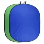 Walimex pro sfondo pieghevole 150 x 210 cm, verde/blu (20731)