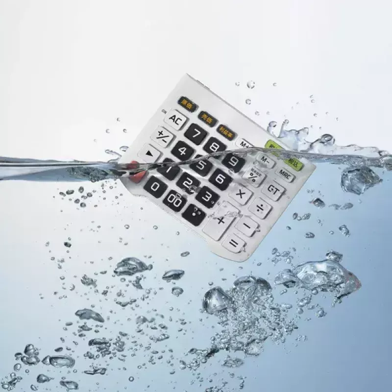 Calcolatrice finanziaria Casio WD-320MT desktop 12 cifre nero bianco