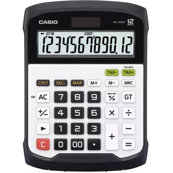 Calcolatrice finanziaria Casio WD-320MT desktop 12 cifre nero bianco