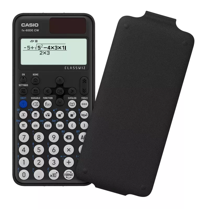 Calcolatrice scientifica tascabile Casio FX-85DE CW 12 cifre nera