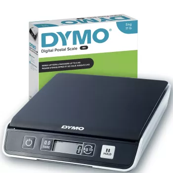 Bilancia digitale per pacchi e spedizioni DYMO M5 | capacità fino a 5 kg | 20 cm x 20 cm