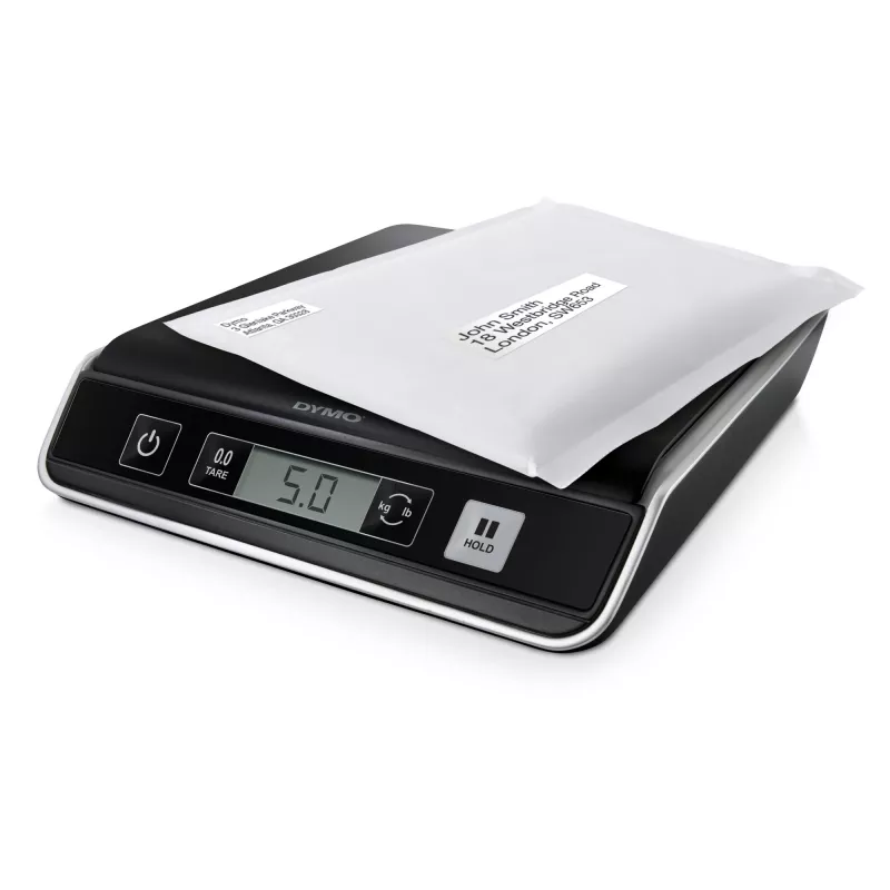 Bilancia digitale per pacchi e spedizioni DYMO M5 | capacità fino a 5 kg | 20 cm x 20 cm