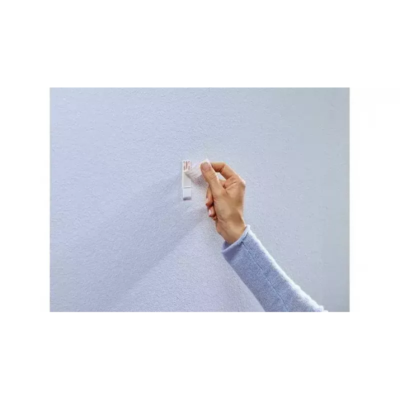 Gancio universale TESA 77772 per interni bianco 2 pezzi