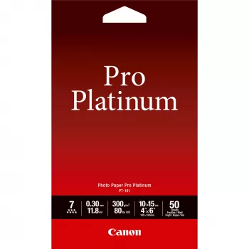 Carta fotografica Canon PT-101 Pro Platinum 4x6 pollici – 50 fogli