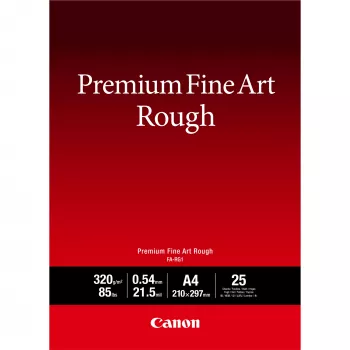 Carta Fine Art Rough Premium Canon FA-RG1, A4, 25 fogli