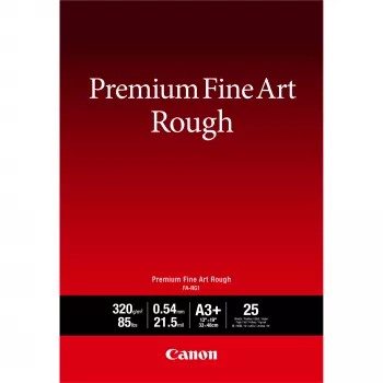 Carta Fine Art Rough Premium Canon FA-RG1, A3 Plus, 25 fogli