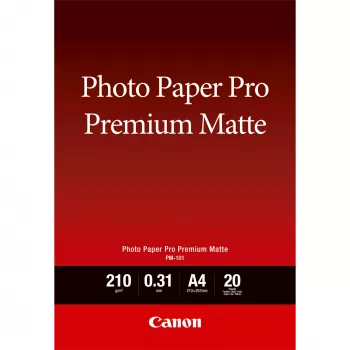 Carta fotografica opaca premium Canon PM-101 A4 - 20 fogli