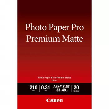 Carta fotografica opaca premium Canon PM-101 A3 Plus – 20 fogli