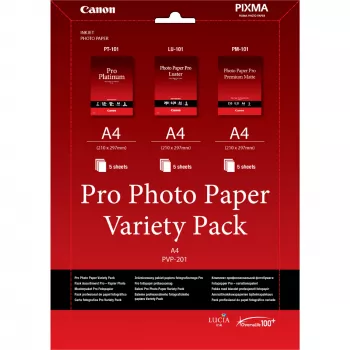 Carta fotografica assortita Canon PVP-201 Pro A4 - 15 fogli