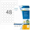 Etichette adesive HERMA rimovibili A4 Ø 30 mm 1200 pezzi