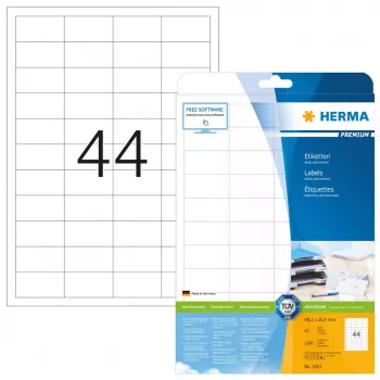 Etichette HERMA Premium A4 48,3x25,4 mm 1100 pezzi
