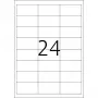 Etichetta adesiva per stampante HERMA Labels resistenti A4 66x33,8 mm