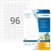 Etichette adesive HERMA Movables A4 Ø 20 mm rotonde bianco