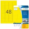Etichette adesive per stampante HERMA Coloured Labels A4 45,7x21,2 mm giallo