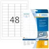 Etichette adesive per stampante HERMA etichette rimovibili A4 45,7x21,2 mm