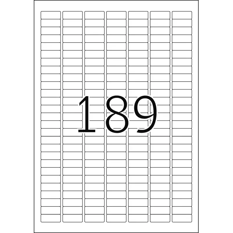 Etichetta adesiva per stampante HERMA Labels Premium A4 25,4x10 mm 4725 pz.