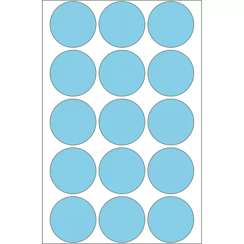 Etichette multiuso HERMA 480 pz. rotonde blu 32 mm