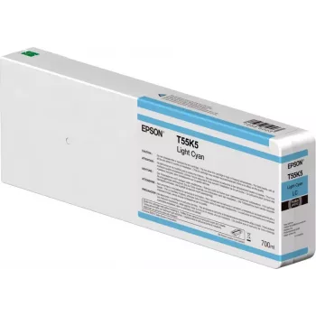 Cartuccia d'inchiostro Epson T55K500 1 pz. originale ciano chiaro